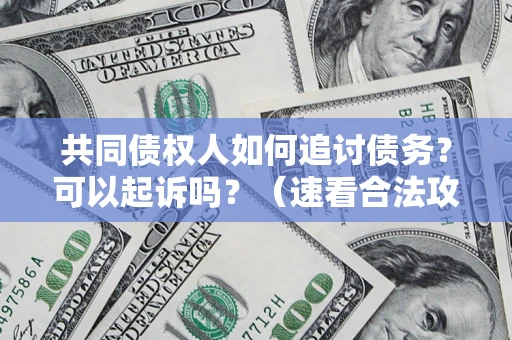 北京共同债权人如何追讨债务？可以起诉吗？（速看合法攻略）