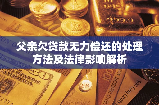北京父亲欠贷款无力偿还的处理方法及法律影响解析